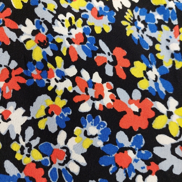 Rag and Bone Estell Floral V-neck Midi Dress - Picture 10 of 12